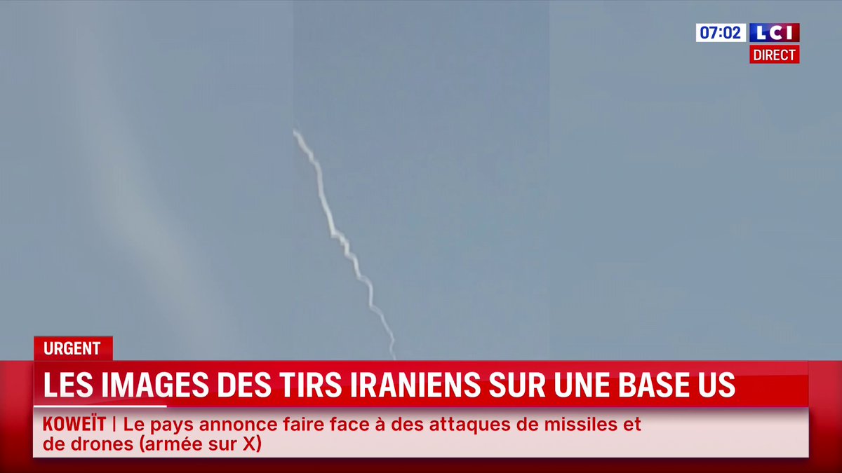🔴 Moyen-Orient : découvrez les images de l'attaque iranienne visant une base américaine au Koweït