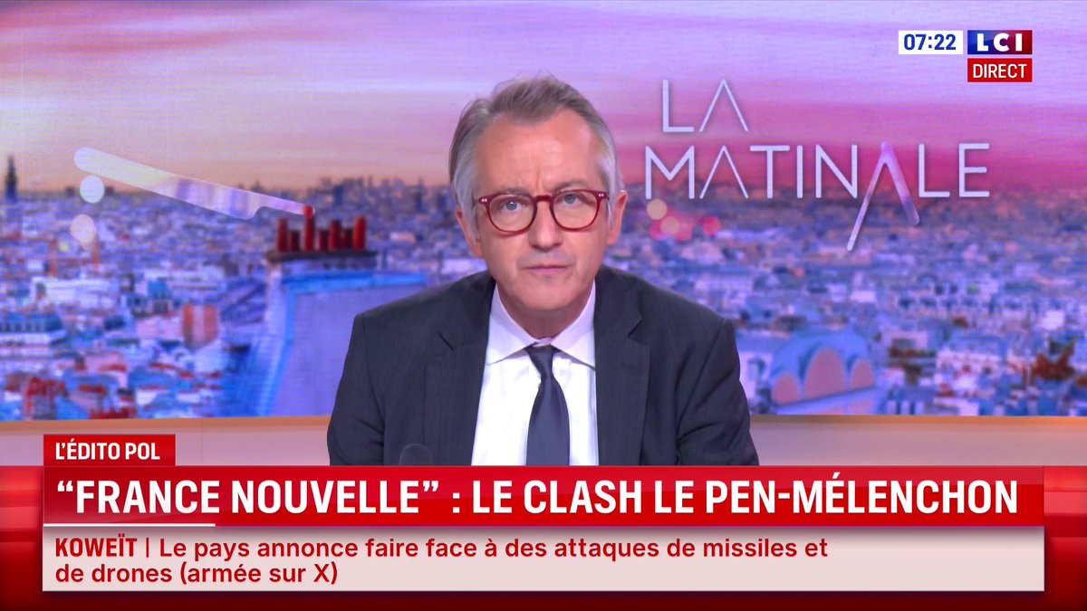 🇫🇷 "France nouvelle" le clash Le Pen-Mélenchon 📺 L'édito politique de Christophe Barbier