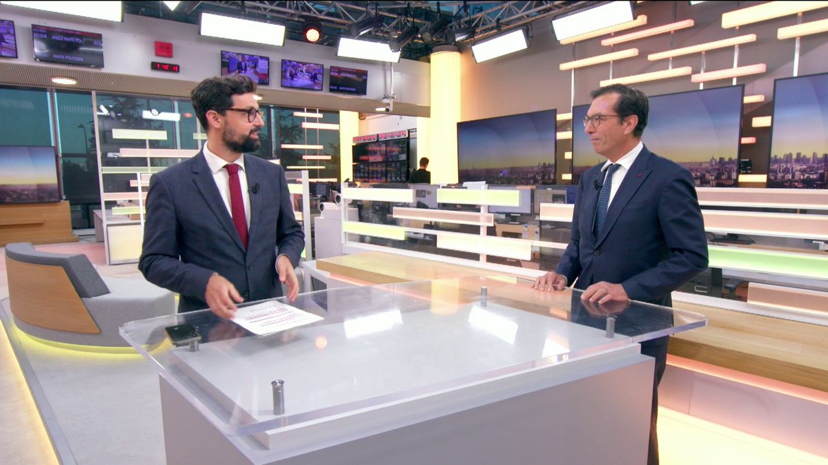 🔴 Un "congé climatique de 5 jours par an" ? "Je suis favorable à la prévention (...) Il ne faut pas exposer les salariés quand il fait trop chaud et évidemment les compenser intégralement en matière de salaire" 🗨️ Jean-Pierre Farandou, ministre du Travail et des Solidarités #canal16