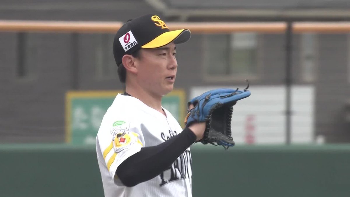 KKKKKKKKKKKK 中村稔弥 完投勝利 毎回の12奪三振 ※映像は9回の奪三振 ⚾️ソフトバンク×日本ハム（ファーム） #sbhawks #だったらDAZN