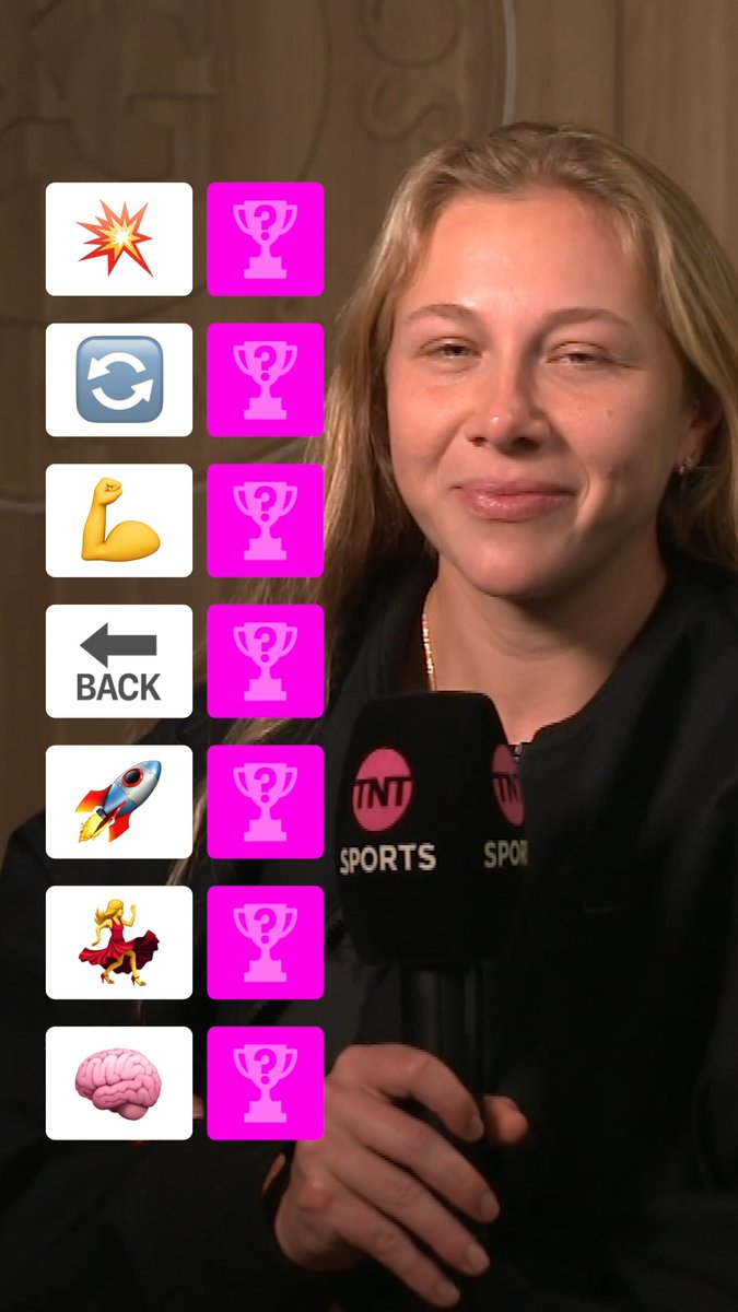 Amanda Anisimova builds the perfect tennis player 🧱