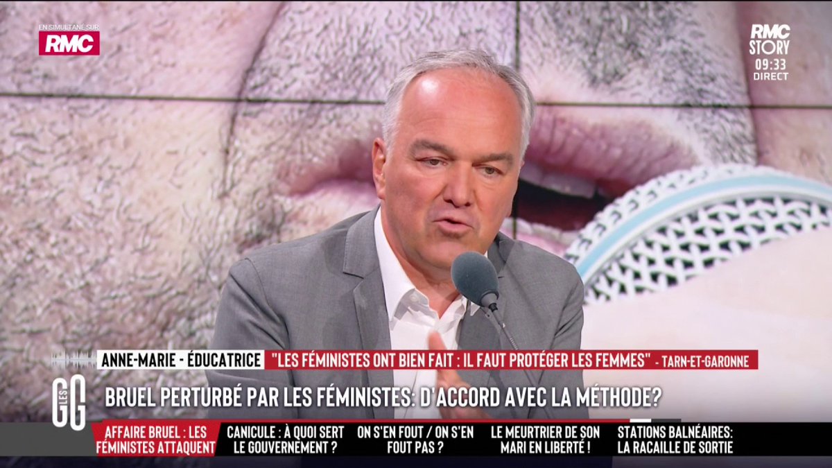 🔴 Patrick Bruel accusé de violences sexuelles 🗣️ Joëlle Dago-Serry y voit un problème profond: "Monsieur Bruel a évolué dans un monde médiatico-divertissement. Si effectivement c’est un violeur, ça veut aussi dire qu’il y a un système en place où il se sent impuni." #GGRMC