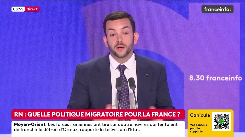 🔴 RN : quelle politique migratoire pour la France ? ➡️ "C’est même une immigration négative dans le sens où on espère pouvoir renvoyer un certain nombre de personnes [...] On dit au patronat qu’il est temps d’arrêter de faire venir une immigration", dit Jean-Philippe Tanguy