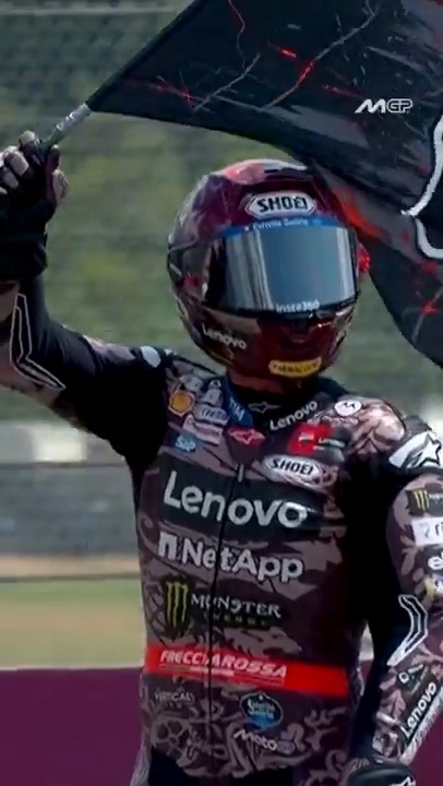 Sometimes stars align! 💫 Marc Márquez took his 93rd career win at Ducati's backyard last year 🏆 #ItalianGP🇮🇹