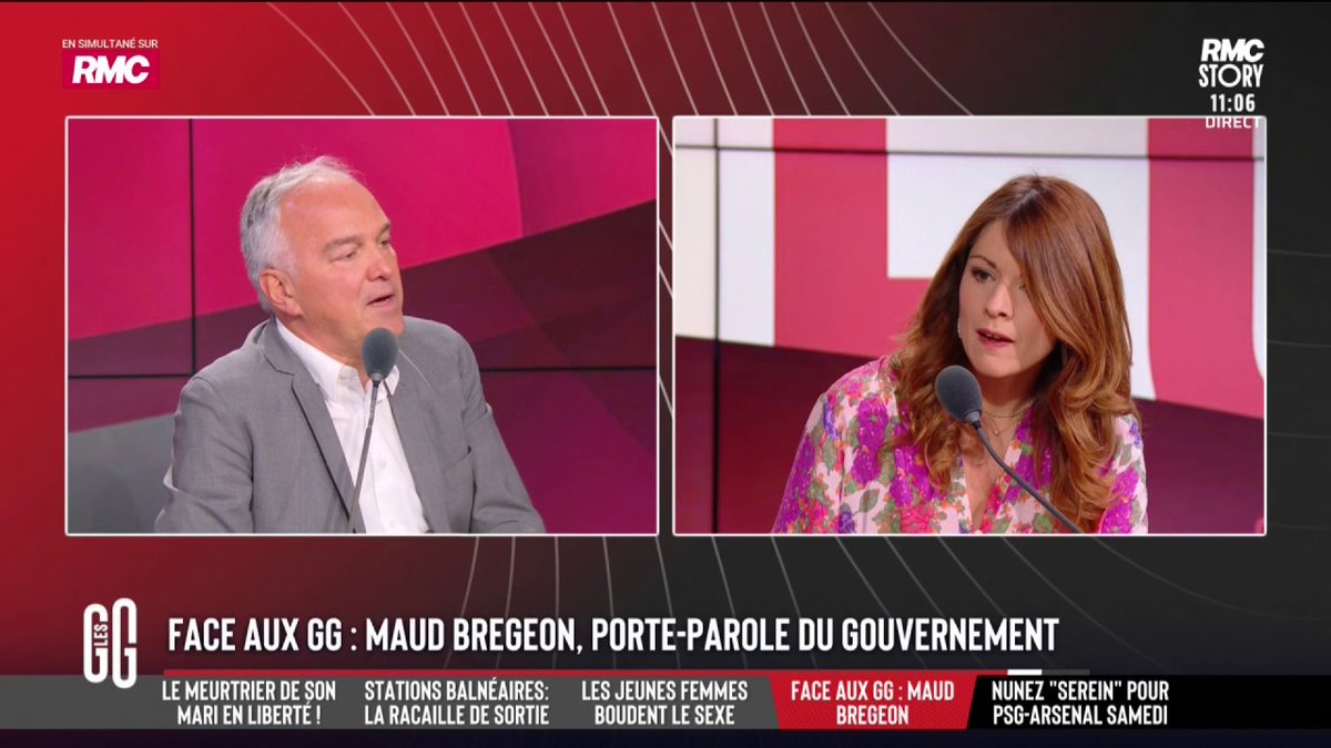 🧊🥵 Marine Le Pen propose un grand plan clim pour lutter contre la chaleur 🗣️ Maud Bregeon, porte-parole du gouvernement: "Avant de parler de climatisation, il faut faire de la rénovation énergétique. Climatiser des passoires thermiques, ça n’a aucun sens." #GGRMC