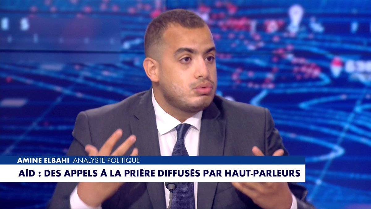 Amine Elbahi, analyste politique, sur les appels à la prière diffusés par haut-parleurs : «La France a programmé par abstention son propre effacement culturel», dans #100Frontieres Toute l'info est à retrouver sur