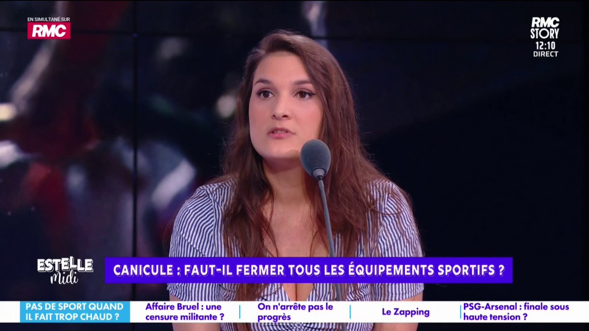 🌡️ Canicule : fermer les équipements sportifs ? 🎙️ Juliette Briens : "Il faut être responsable ! Tu peux trouver de l'ombre, boire ! Je ne supporte plus cette infantilisation ! "Buvez de l'eau, mettez de la crème" mais je vous emm*rde ! Vous êtes adulte, écoutez votre corps !"