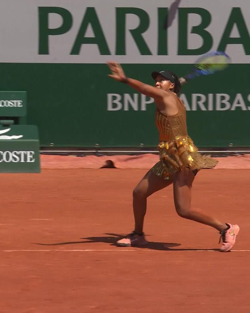 Naomi is forehand goals 😍 #RolandGarros
