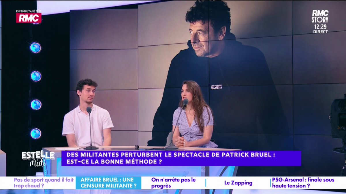 ⚖️ Des militantes perturbent le spectacle de Bruel 🎙️ Juliette Briens : "Tout ce qui est activisme gauchiste comme ça, je ne valide rien ! La méthode est désastreuse même pour elle ! Rien ne les empêche de manifester dehors, elles n'ont pas le droit d'interrompre une pièce !"