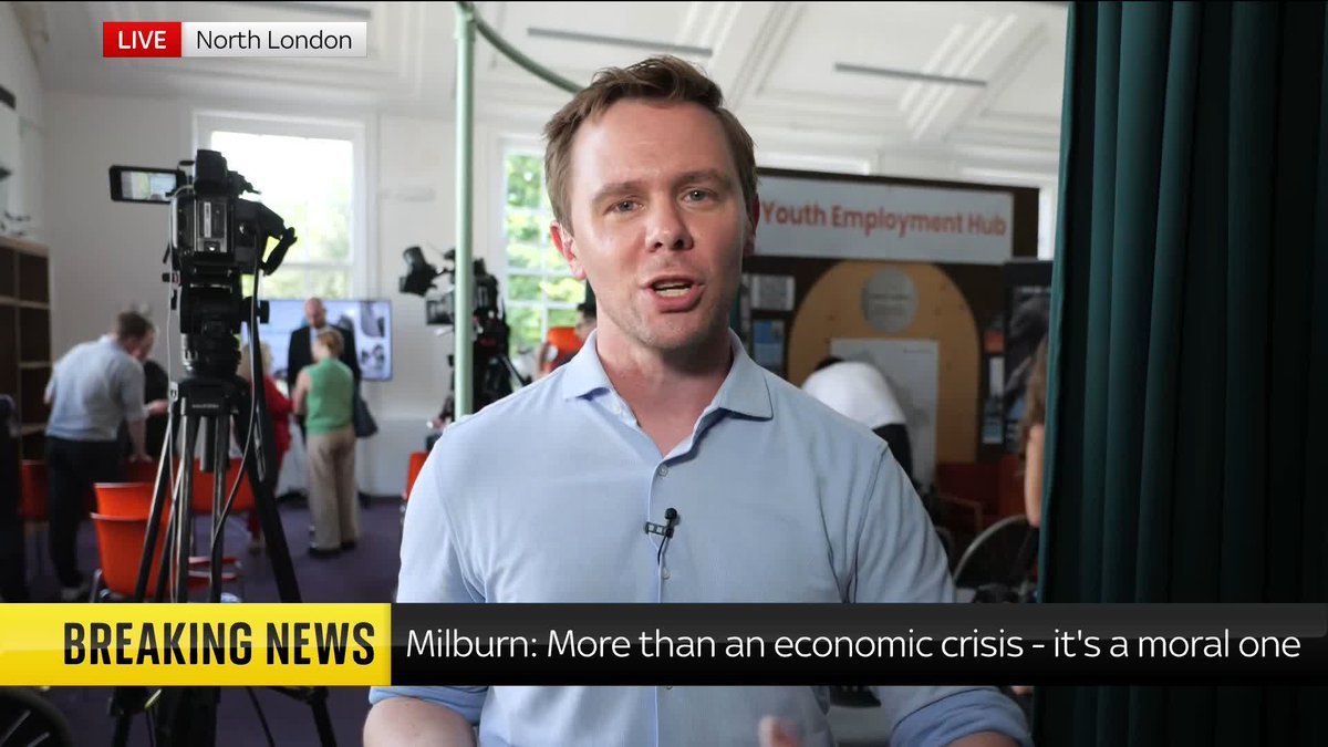 Sky's political correspondent Rob Powell reflects on former health secretary Alan Milburn's unveiling of his report into the youth unemployment crisis, as figures show over one million young people are NEETs 📺 Sky 501, Virgin 602