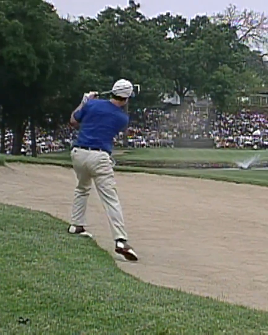 Awkward lie? Not a problem for Tom Watson Charles Schwab Challenge. #TOURVault