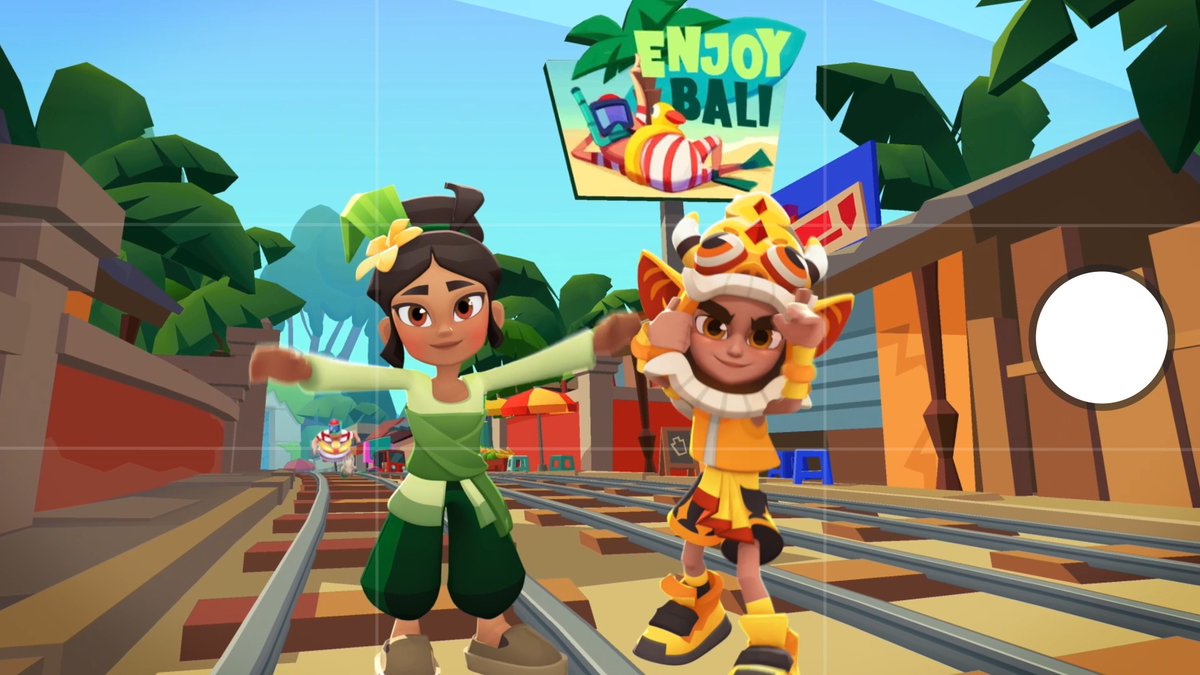 Subway Surfers world tour is going to BALI! 🏖️ Explore this paradise island with our new mega character Golden Guardian and our new surfer Lestari 🦁 🌿 Lestari will also have a smoking new outfit Hot Pot 🔥 AND Riley is back with a fresh new look Aquamarine💧 Spend time surfing around this beautiful scenery with our three new boards: Temple Rush ❤️🔥, Bloom Bloom 🌼 and Firefly-5 🪰 Enjoy the Bali update from the 1st to 21st of June! #subwaysurfers