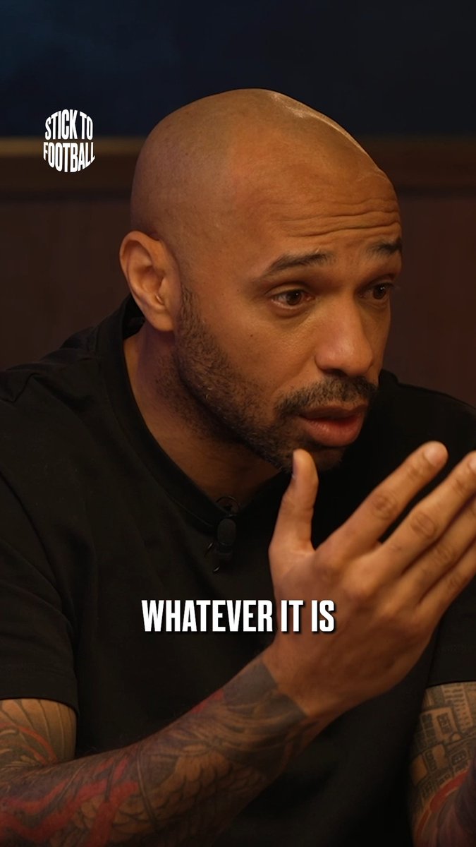 Thierry Henry on Stick to Football, one year ago today! 🇫🇷 Things are looking very different for Arsenal now! 🔴
