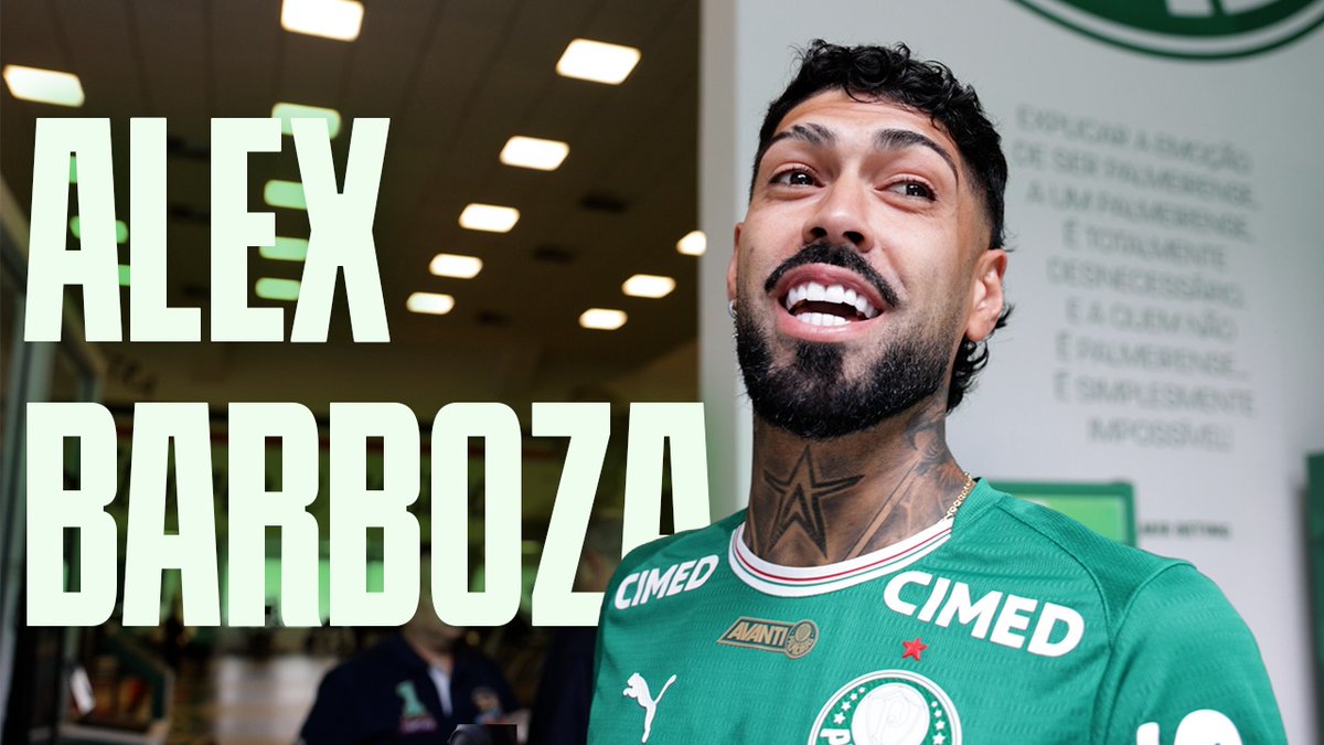 Muito bem-vindo, meu zagueiro! ⚔️ Em seu primeiro dia no novo clube, Barboza conversou com a TV Palmeiras Sportingbet e conheceu a Academia de Futebol. Todos os detalhes já estão disponíveis 🎥➤