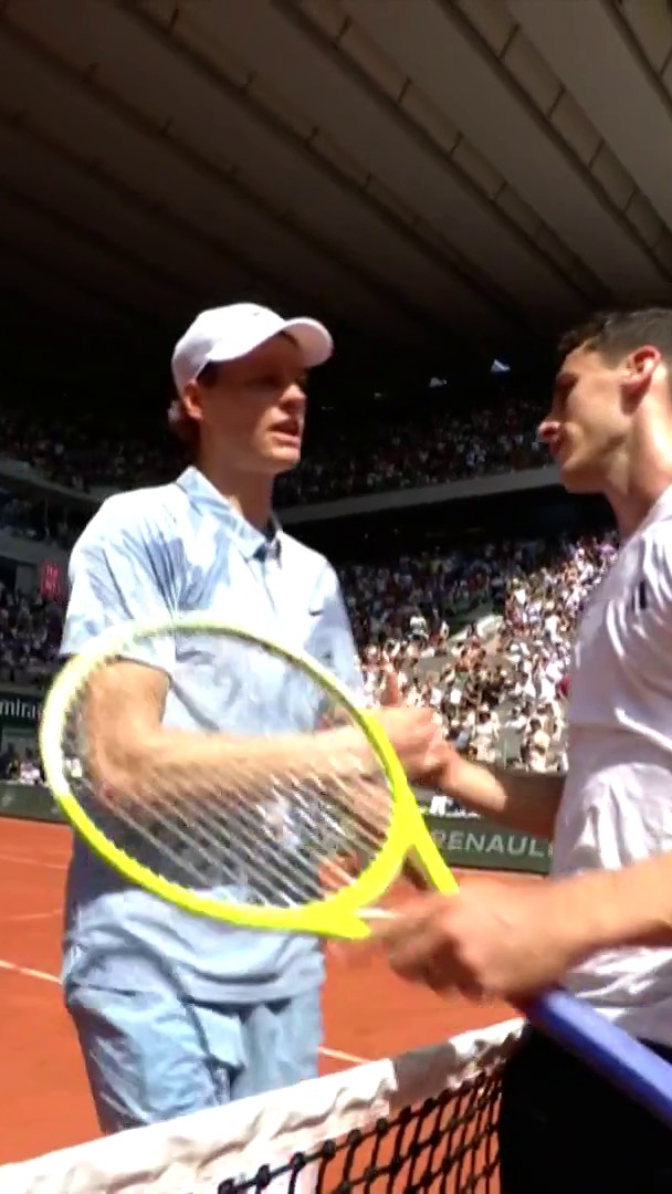 From TWO SETS DOWN JM Cerundolo completes the greatest victory of his career to take out world number one Jannik Sinner at Roland Garros!