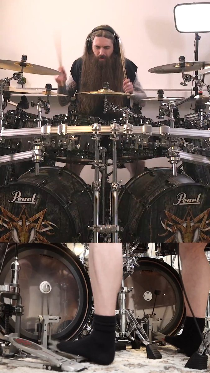 Memento Mori 😈🤘 ft. Billy 🐐 #drums #guitar #metal #lambofgod #musician