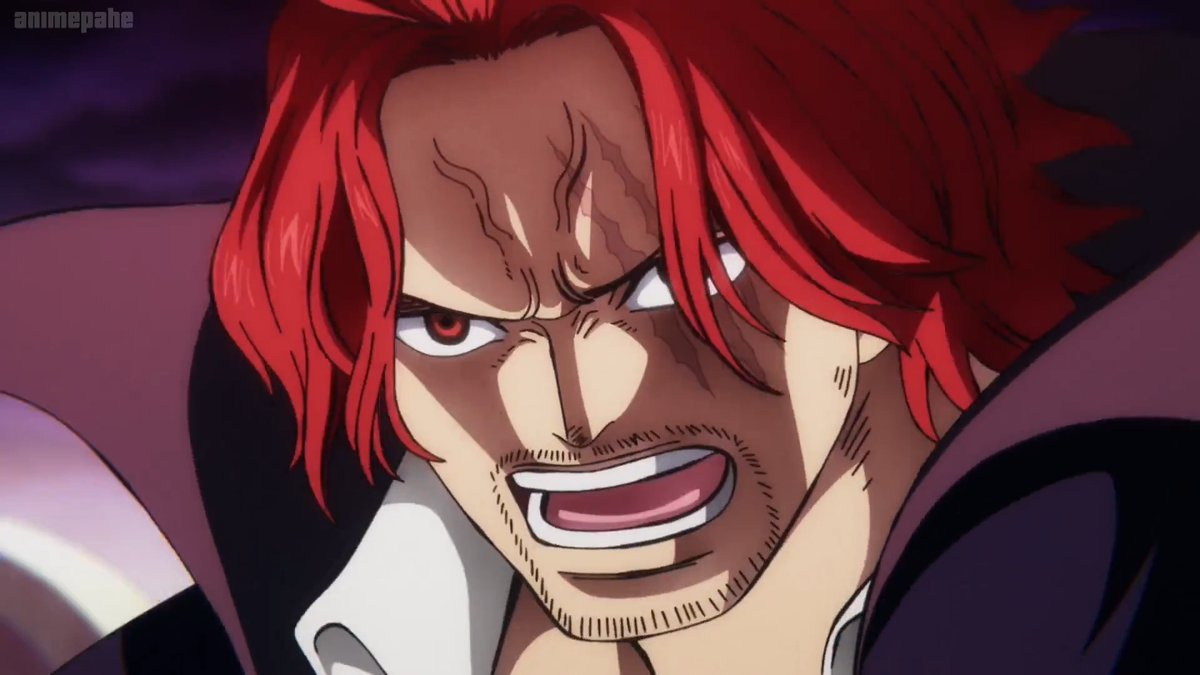 Shanks really had Green bull trembling from miles away….aura unmatched ⚡