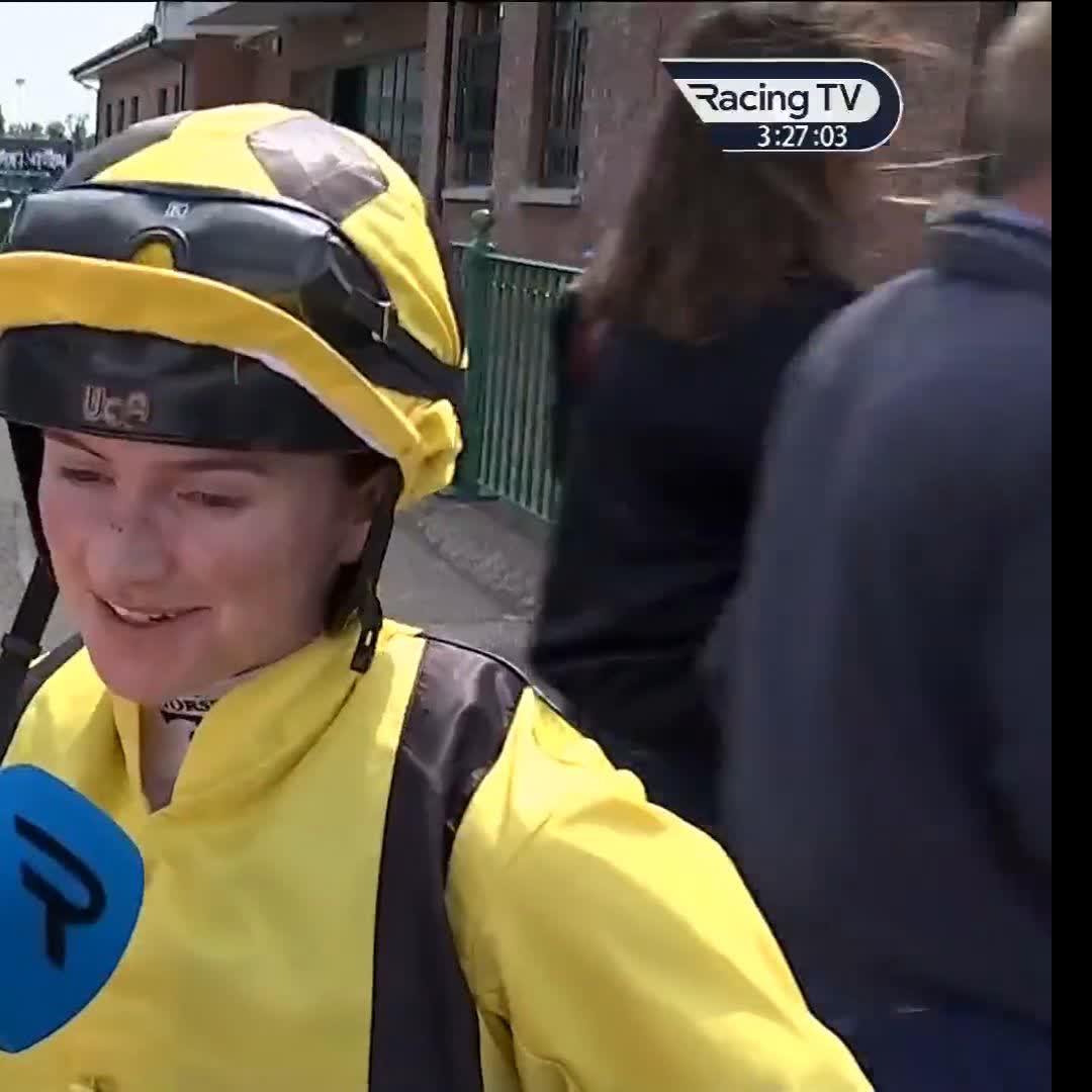 A fantastic achievement. Many congrats to Siobhán Rutledge for riding out her claim today 👏 FairyhouseRacecourse