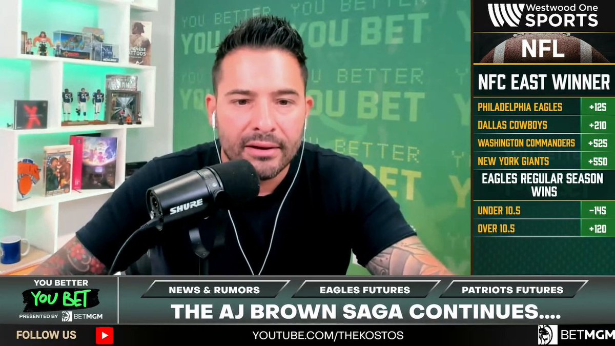 We know AJ Brown is moving on from the Eagles. And that there’s massive on-field ramifications for Philly and (presumably) New England. But the human part of this is worth discussing. The deterioration of a friendship. It happens in life. And it’s sad!