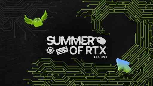 ☀️ Der RTX Sommer ist zurück ☀️ Seid den ganzen Sommer über dabei: Game-Enthüllungen, Live-Showcases, RTX Play Live, GeForce Summer Nights und RTX PC Week. Gewinnt aus einem epischen Preispool: 🟢 GeForce RTX 50 Series GPUs 🟢 Custom RTX PCs 🟢 Steam-Guthaben + mehr Kommentiert #RTXPowersPlay, um teilzunehmen.
