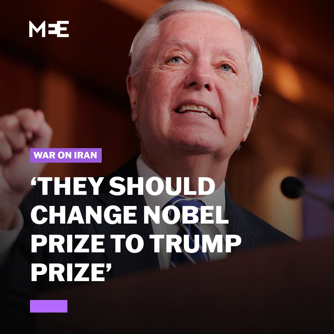 US Senator Lindsey Graham told Fox News: “If [Trump] can get Saudi Arabia, the centre of Islam for the entire world, to recognise the Jewish state Israel… they should change the Nobel Prize to the Trump Prize.”