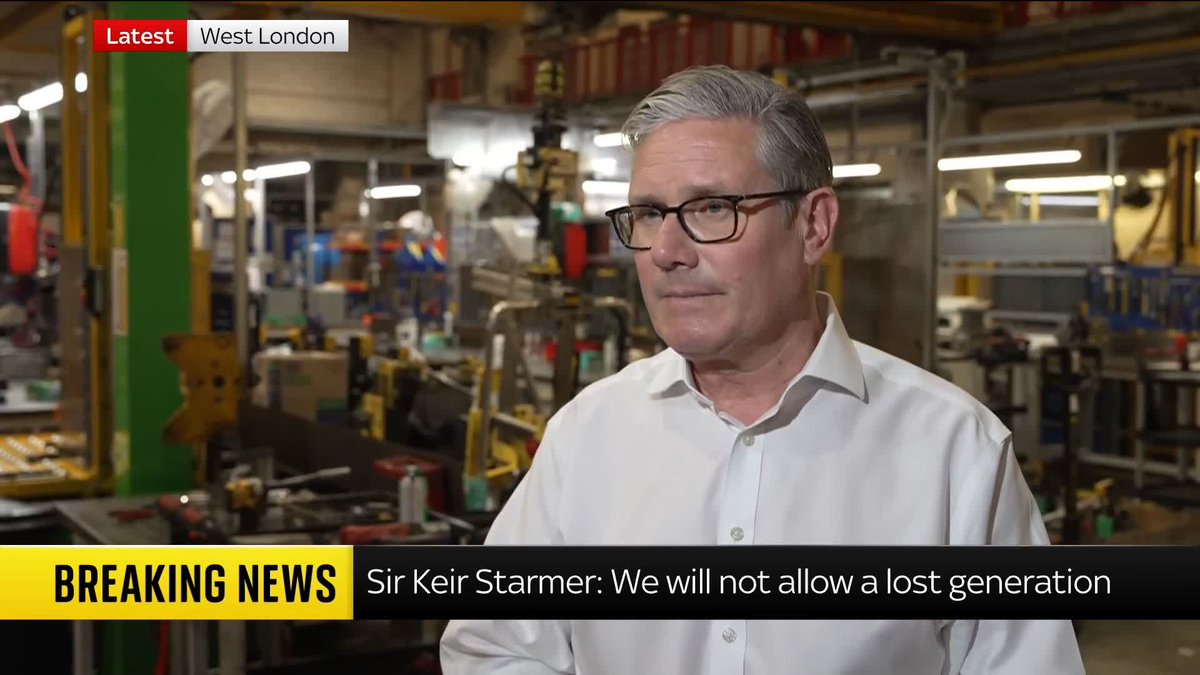 Prime Minister Sir Keir Starmer says he agrees with Sir Tony Blair that Labour should be about 'policy and ideas', but he 'doesn't agree with much' of the former Labour PM's criticism of the current government. 📺 Sky 501, Virgin 602, Freeview 233