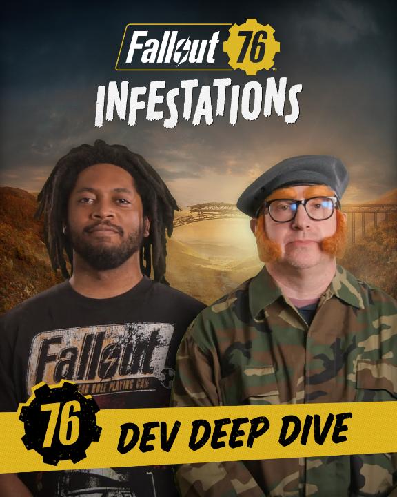 In our latest Fallout 76 Developer Deep Dive, we dig into everything you need to know about our next update: Infestations, coming June 2!