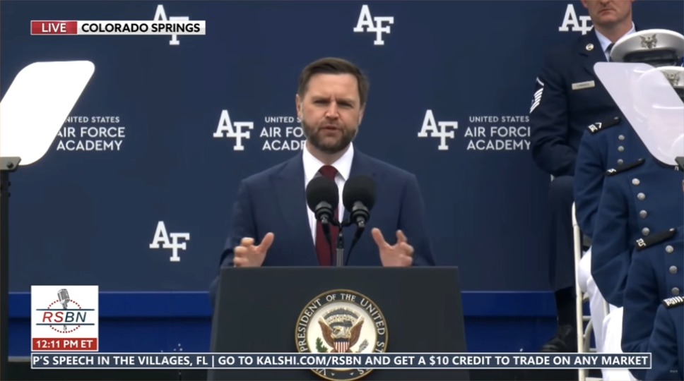 Vance: You can't boo me. I'm the Vice President of the United States