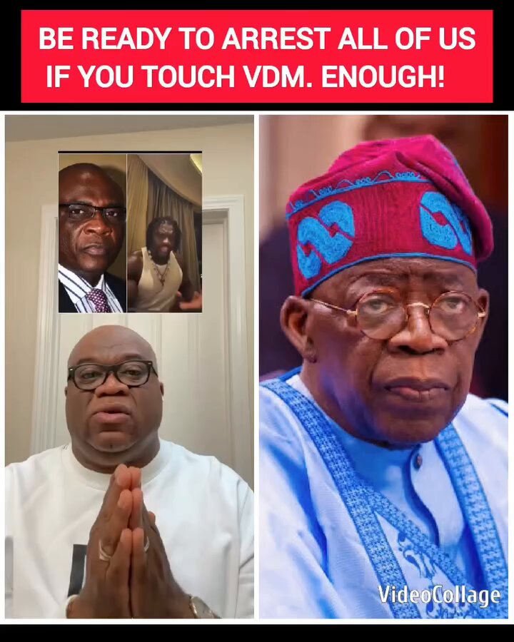 “Be Ready to ARREST All of US, if you touch VDM. You see that lobby group wey you carry come America, you go double the money because you go come give Canada their own because I go loud am. The Nigerian govt has not done well AND DONT DESERVE REELECTION..” - Dr. ZO Fumes