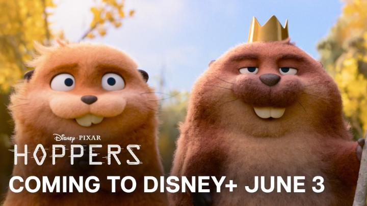 🦎🏠🦫 #Hoppers is coming to @disneyplus June 3!