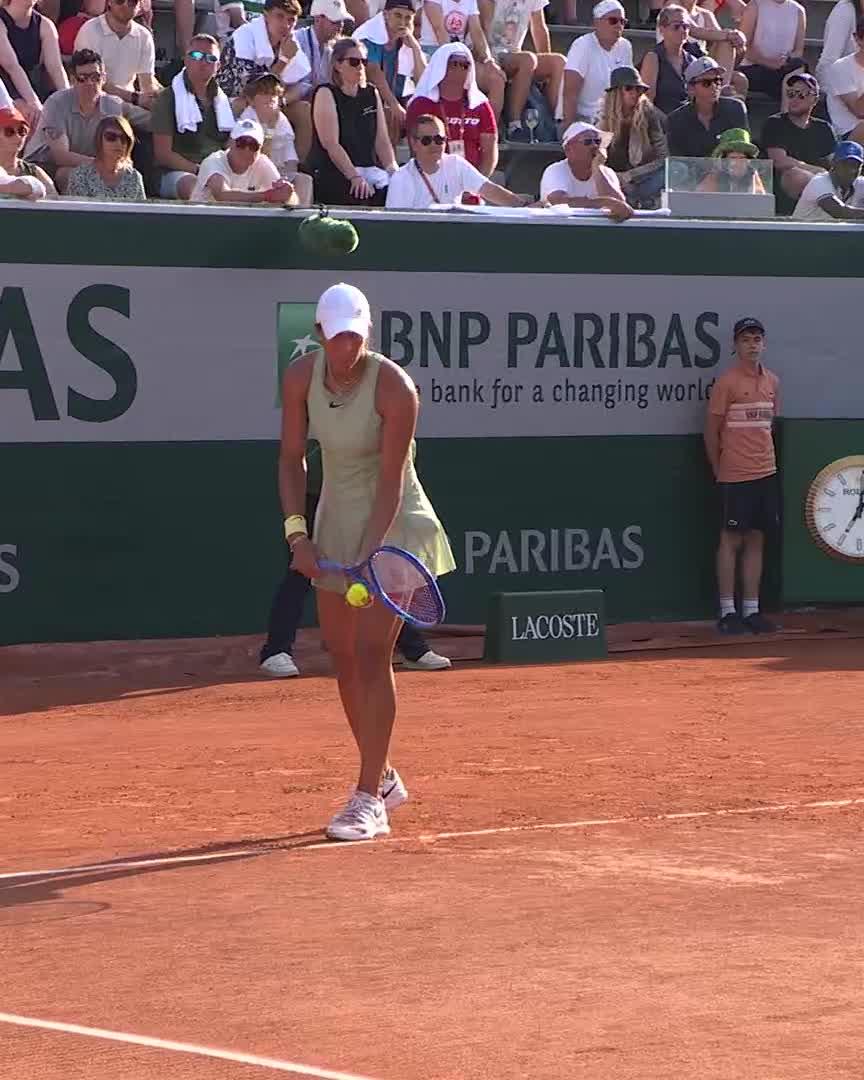 Madison got the key... #RolandGarros