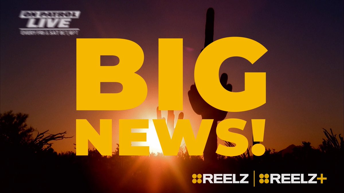 🚨 #OPNation — the Tempe Police Department rolls with On Patrol: Live starting this weekend. Arizona nights, real calls, and a whole new department ready to hit the streets LIVE. 🌵🔥 Watch #OPLive every Friday & Saturday at 9ET/6PT on #REELZ!