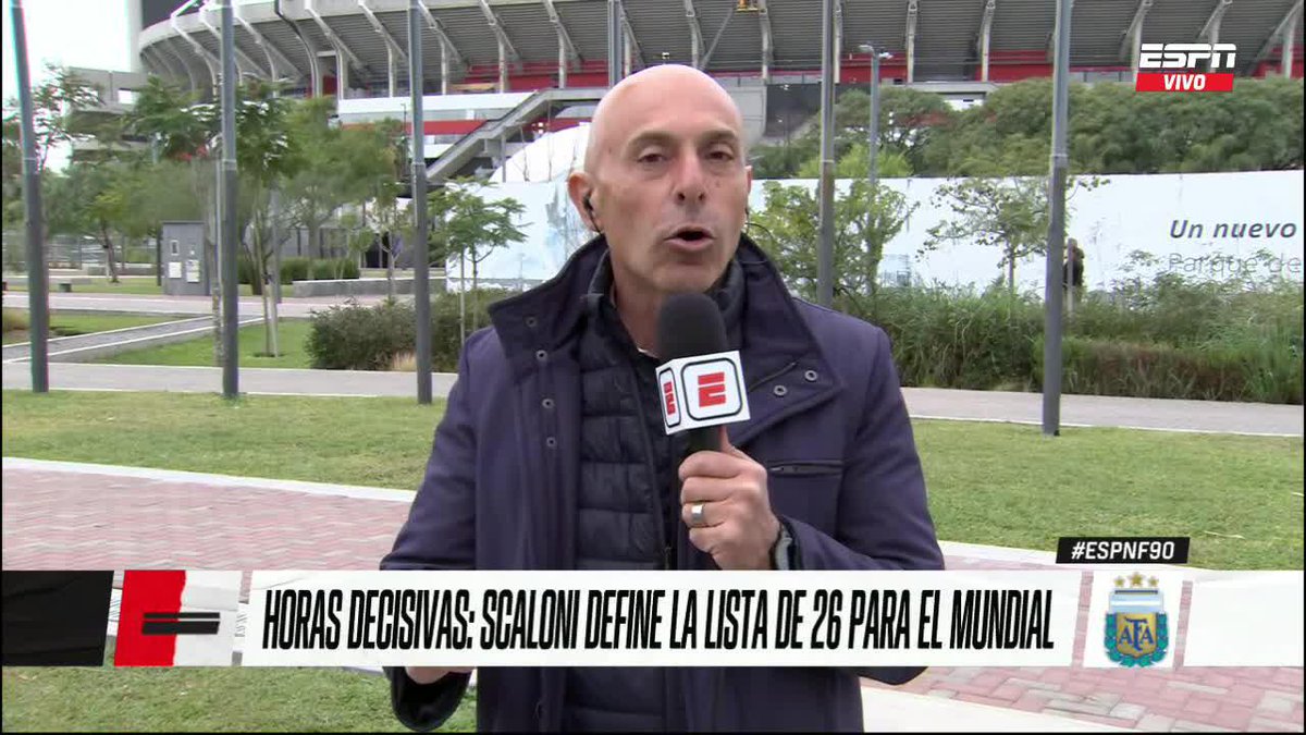 DOS LUGARES, CUATRO NOMBRES 👀 Colo Barco y Gio Lo Celso, adentro; Emi Buendía "complicado" y Franco Mastantuono, afuera... La información sobre como estaría conformada la lista de la Selección argentina. 🎤 Gustavo Yarroch ▶️ Mirá #ESPNF90 en el Plan Premium de #DisneyPlus