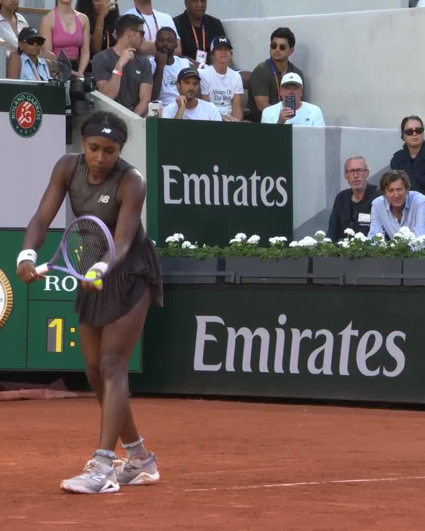 A winner to finish 💥 #RolandGarros