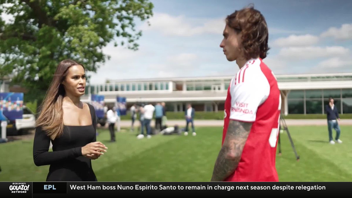 "I see this as an opportunity for us, because maybe we want it more than them" 😤 Arsenal defender Riccardo Calafiori reflects on becoming a Premier League champion and previews the matchup against PSG in the UCL final 🏆