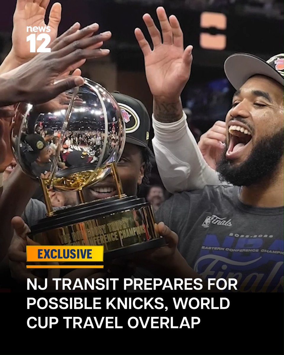 TRAVEL OVERLAP: NJ Transit says it’s ready for a possible #WorldCup/#Knicks Finals travel crunch next month. “Bring it on,” says the CEO. Watch more on this exclusive -