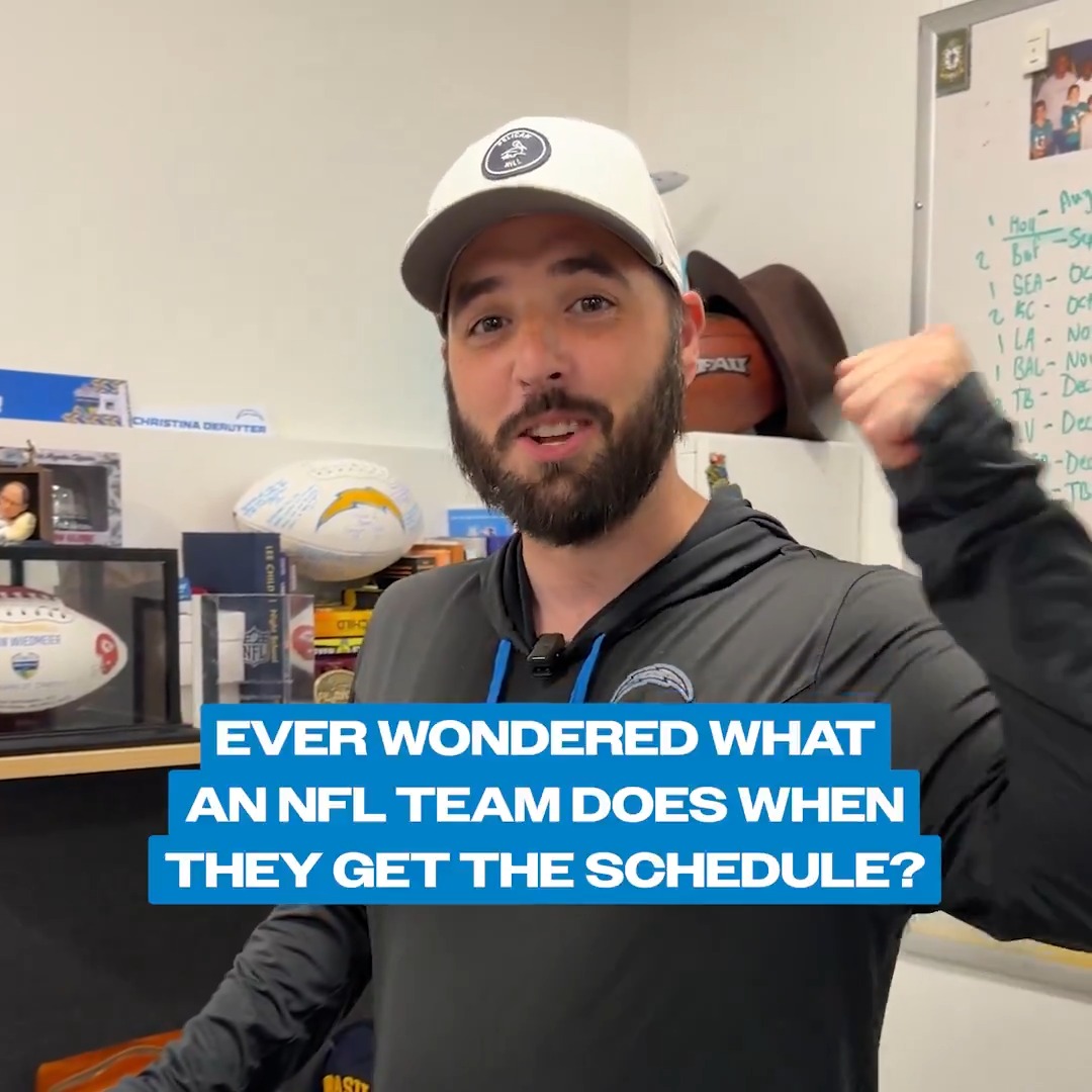 we got the schedule, now what?