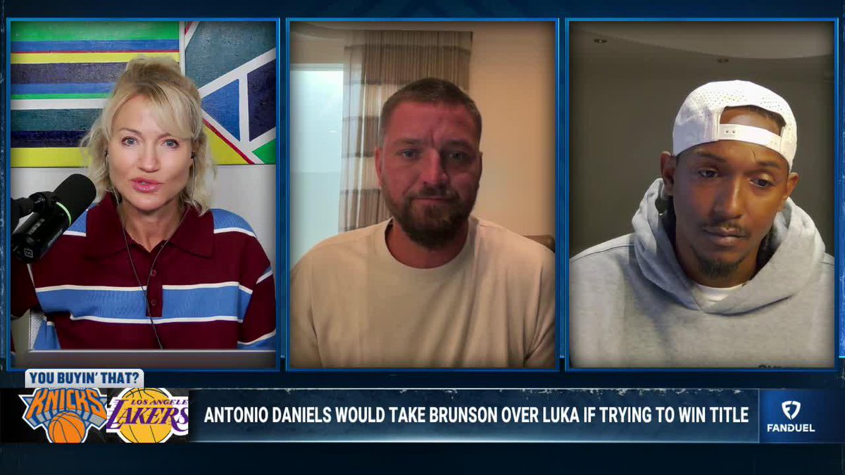 Chandler Parsons thinks if Luka Doncic & Jalen Brunson switched teams, Knicks would still be in the NBA Finals and Lakers would still be eliminated 😳 "Luka's taken a worse team to the Finals than this Knicks team." Michelle Beadle | Chandler Parsons | Lou Williams