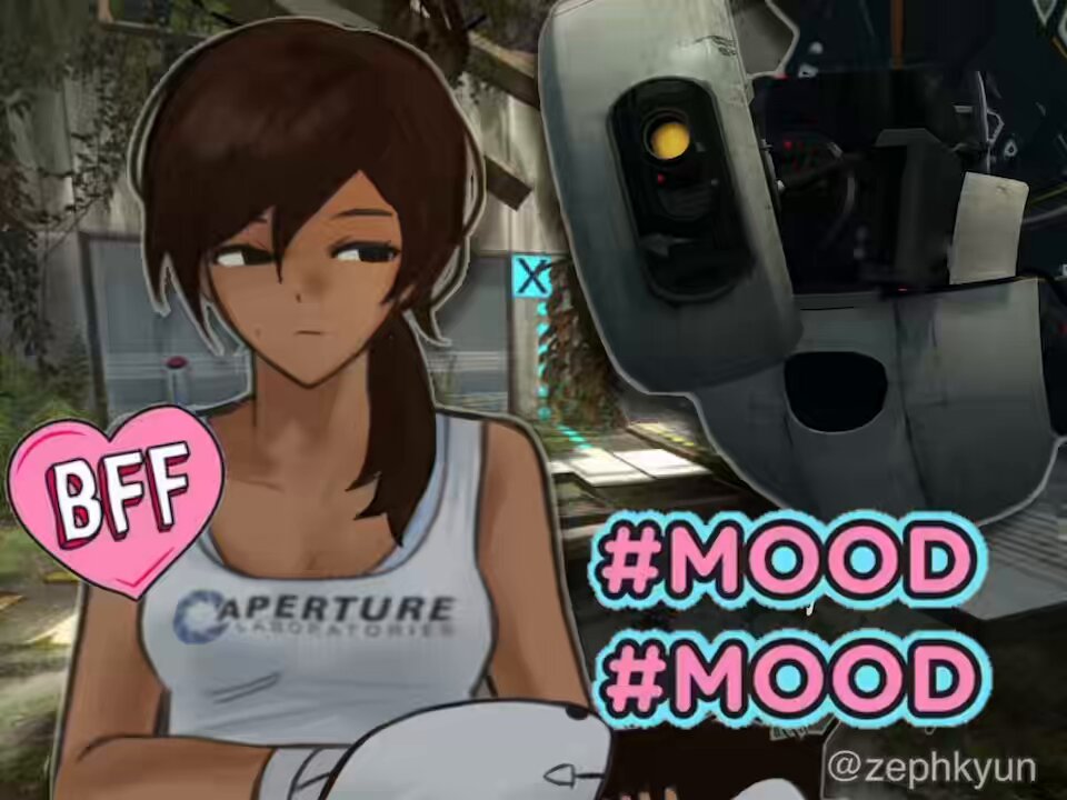 does anyone like portal😅 #portal2