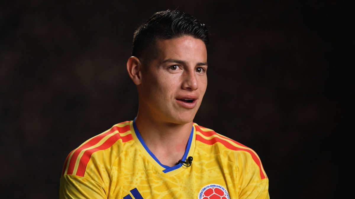 James y Lucho, emblemas de la Selección Colombia. 🇨🇴🤩 #CopaMundialFIFA