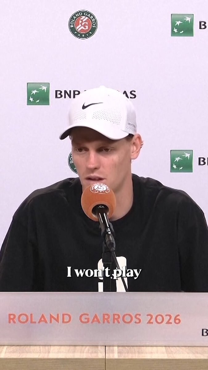 “I really need some time off!” 🎾 Jannik Sinner reflects honestly after his Roland-Garros exit 🗣️