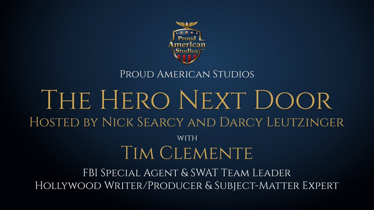 Culture is downstream of art and entertainment. Hollywood has been pushing an anti-American agenda for decades. Tim Clemente said Proud American Studios is the game changer. A former FBI counter terrorism expert calling it like he sees it. The Hero Next Door. Streaming now. Nick Searcy, Actor/Director/Producer/Author