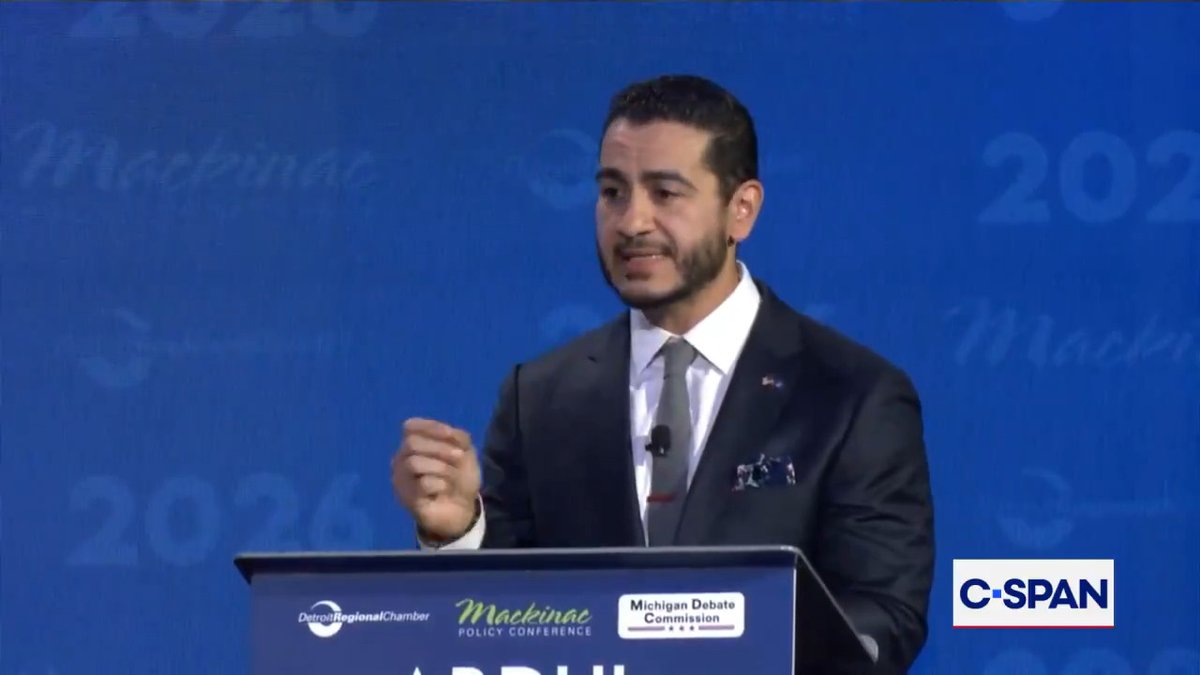 Michigan Democratic U.S. Senate candidates @HaleyForMI, Dr. Abdul El-Sayed, and Mallory McMorrow debate merits of taking campaign donations from AIPAC, at Detroit Regional Chamber Mackinac Conference:
