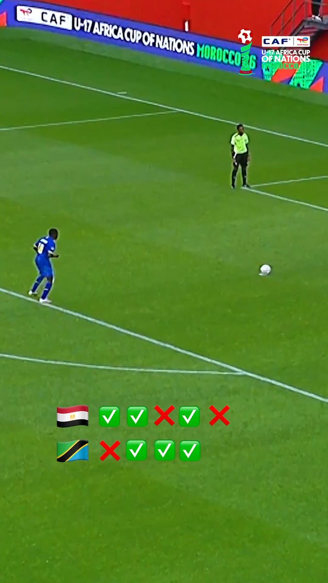 🎥 Full #TotalEnergiesAFCONU17 semi-final penalties drama between Egypt and Tanzania. 🇪🇬🇹🇿