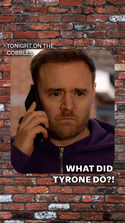 Who is Tyrone talking to? 👀 And what happened the night Theo died? 😳 #corrie