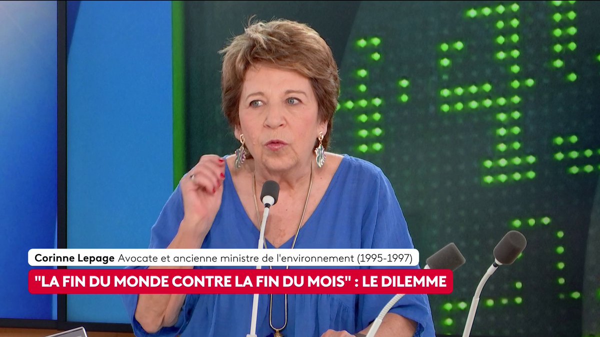 🔴 🗣️ Automobile : "Vous vous rendez compte le nombre de milliards qu'on donne chaque année pour acheter du pétrole, [...] vous vous rendez compte l'économie qu'on réalise si on électrise notre parc ?", interroge l'avocate Corinne Lepage. Loïc de La Mornais #SurLeTerrain #Canal16