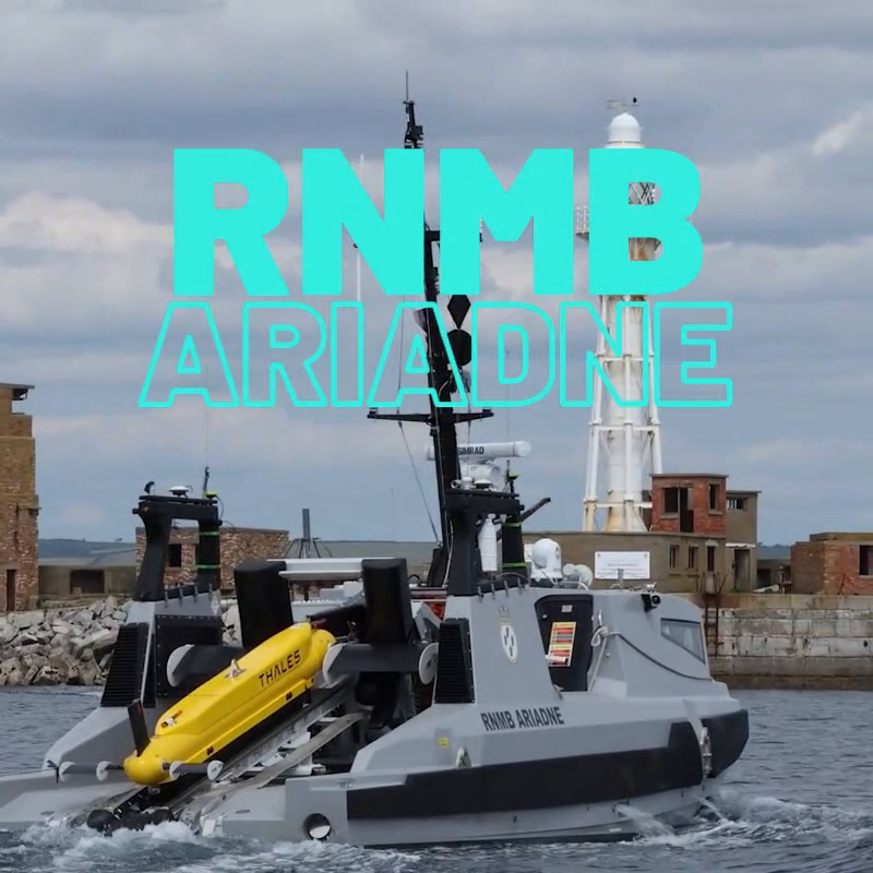 The 12-metre uncrewed surface vessel RNMB Ariadne has now been integrated with RFA LYME BAY, ahead of a potential operation to make the Strait of Hormuz safe. Royal Fleet Auxiliary Read more: