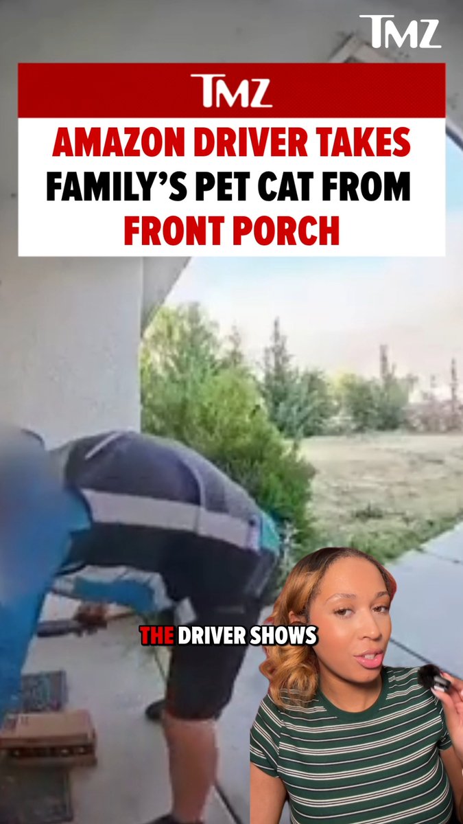 An Amazon driver in West Bakersfield is under investigation after Ring camera footage appears to show him taking a family’s pet cat right off their front porch.