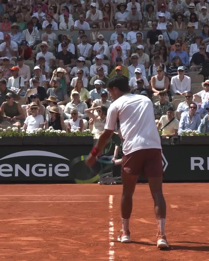 17'lik Moise Kouame neler yapıyor öyle! 😱 #RolandGarros