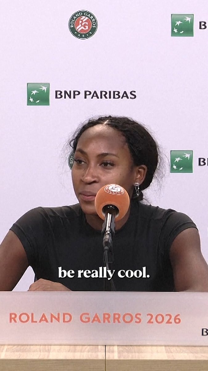 Coco Gauff on Serena Williams possibly coming back to tennis: “I did say one of my biggest regrets was not being able to play her. If the rumors are true I guess we’ll find out in a few days. I think it would be cool for the sport to have a legend back”❤️